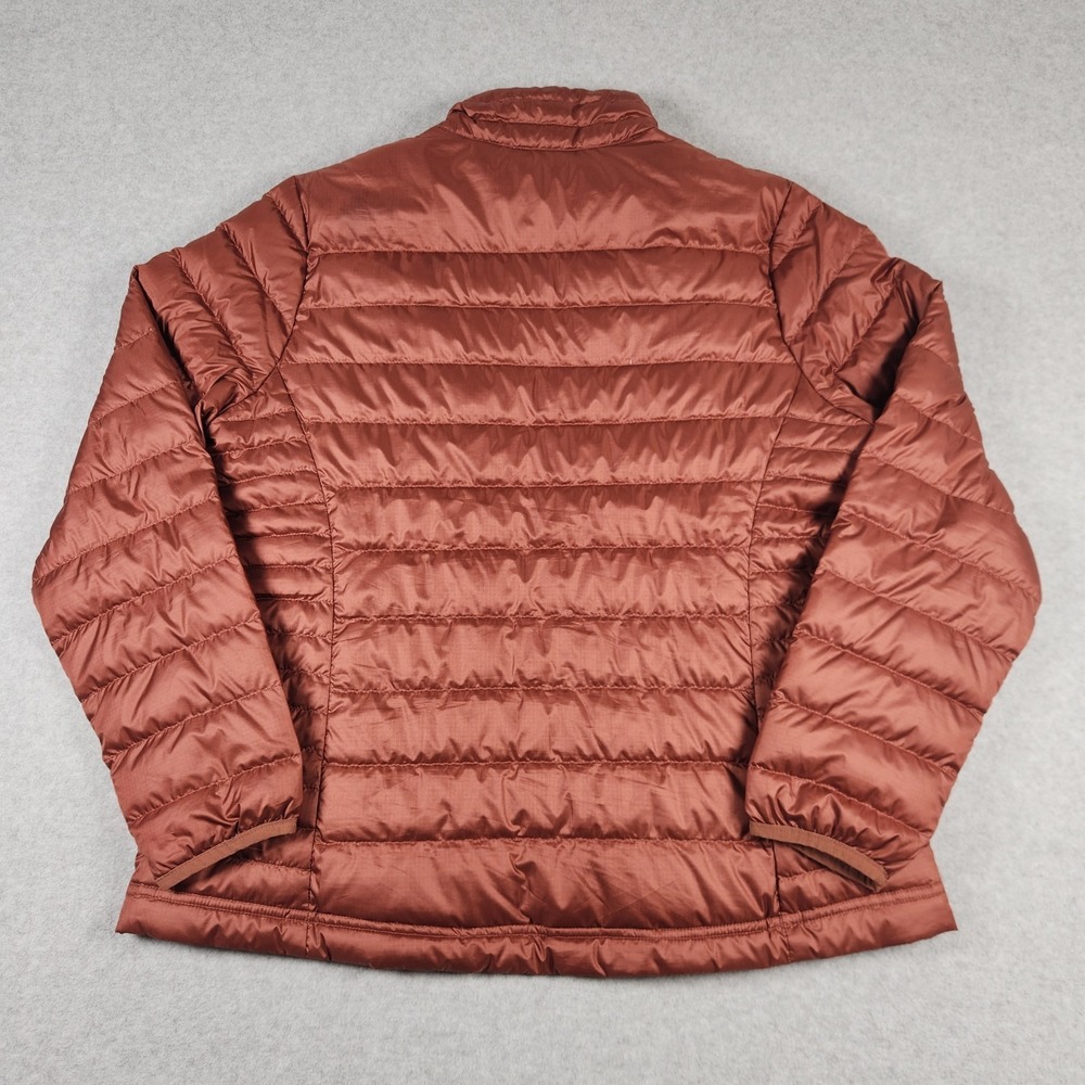 Quince Puffer Jacket Size Medium Brown Lightweight Goose Down Packable - Picture 3 of 12